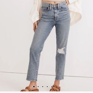 Womens Madewell The Girljean high-waisted jean size 32P Jeans Denim